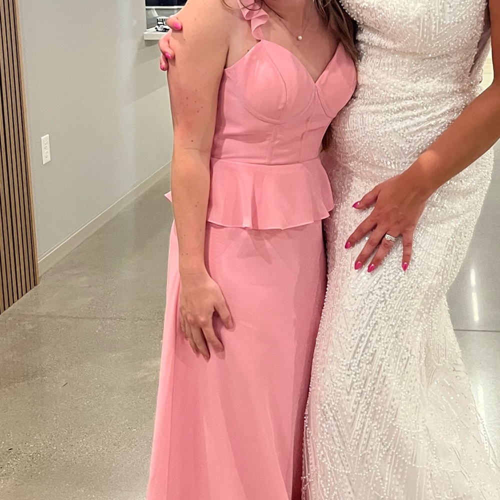 Pink bridesmaid dress from Revelry - Picture 10 of 14